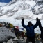 Campamento base del Everest trek momento